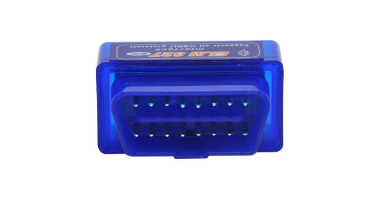 ELM327 OBD2 Bluetooth auto fault detector scanner with compact 45mm design for car diagnostics
