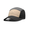 Men's quick-drying baseball cap in army green with curved brim, cotton-polyester blend fabric
