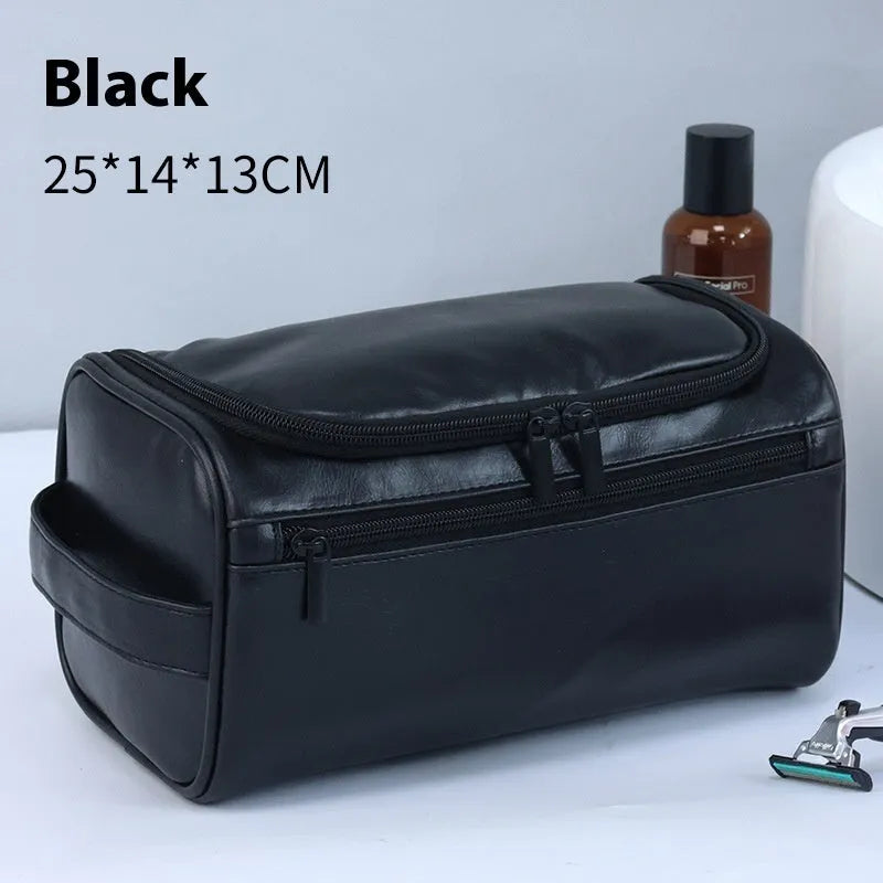 Large capacity waterproof cosmetic storage bag in European retro style