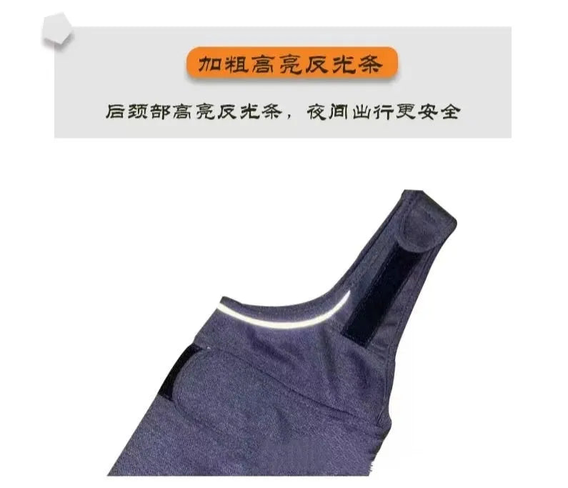 Heather grey dog anxiety jacket or pressure vest for small to extra large breed sizes.