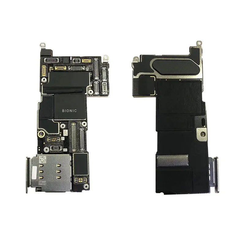 Silver iPhone 12 series motherboard replacement board for device repair